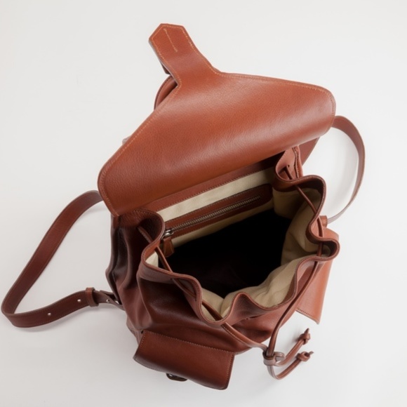 Argentine Full Grain Leather Backpack Handmade main image 5